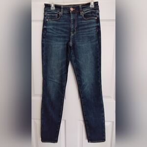American Eagle Outfitters Dark Blue Skinny Jeans